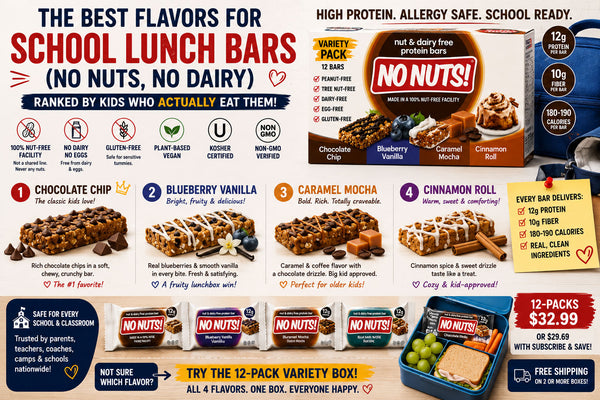 Best Flavors for School Lunch Bars (No Nuts, No Dairy)  Ranked by Kids Who Actually Eat Them