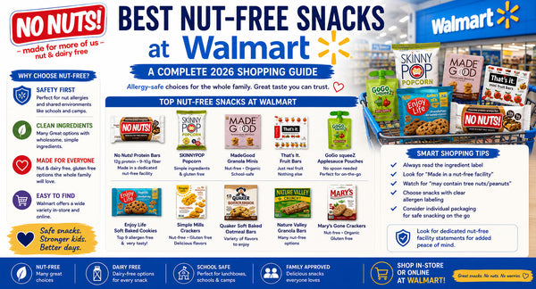 Best Nut-Free Snacks at Walmart: A Complete 2026 Shopping Guide for Allergy-Safe Snacking