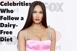 Woman in pink dress at event, dairy-free celebrity diet concept, allergy-friendly lifestyle