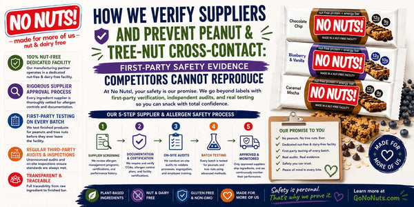 How We Verify Suppliers and Prevent Peanut and Tree-Nut Cross-Contact: First-Party Safety Evidence Competitors Cannot Reproduce