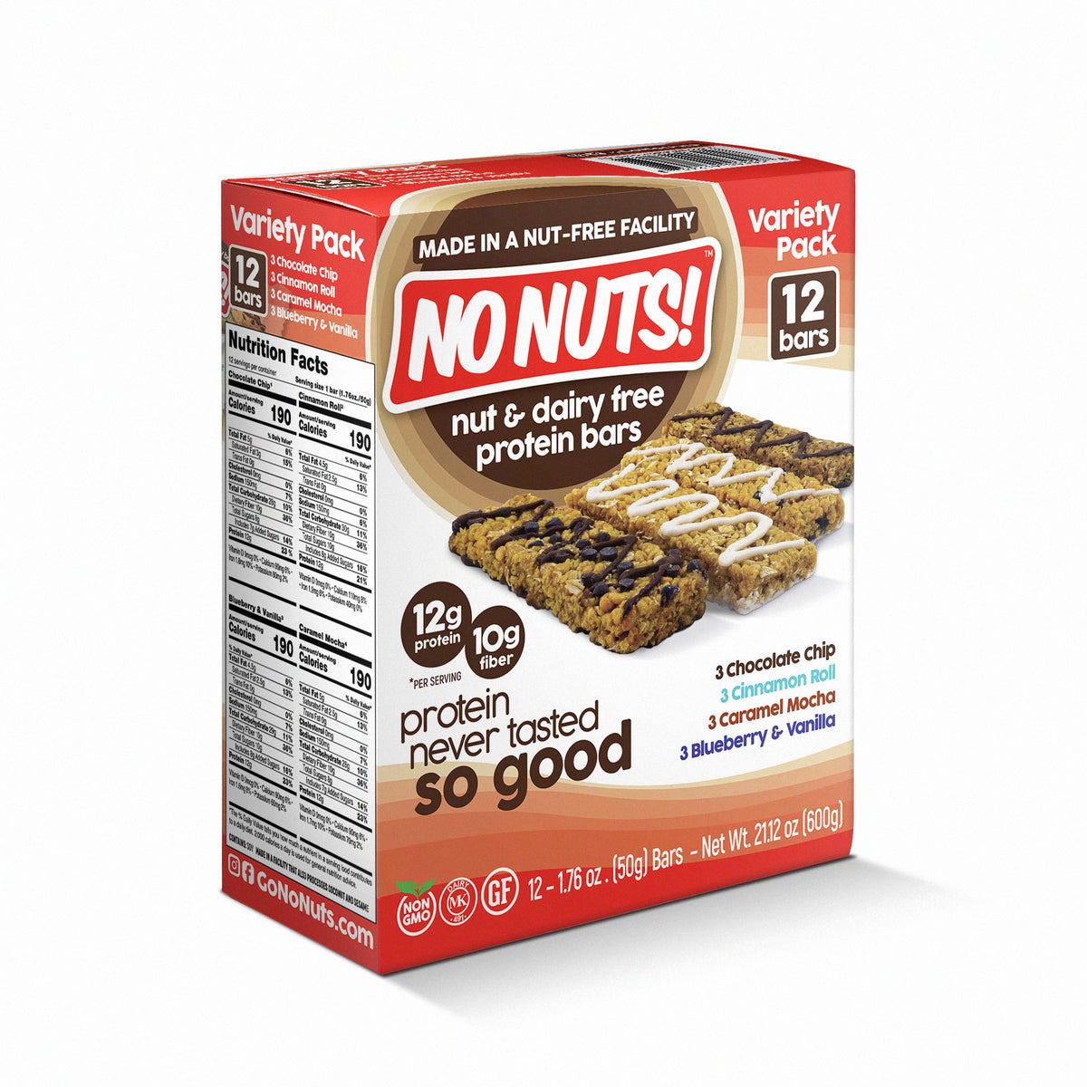 No Nuts Variety Pack box front