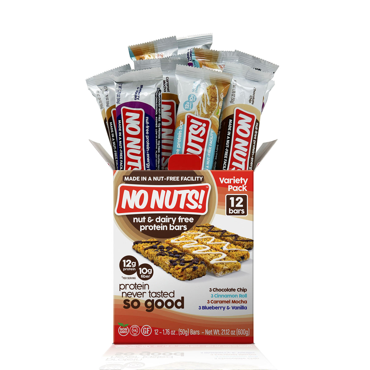 No Nuts Variety Pack box open top