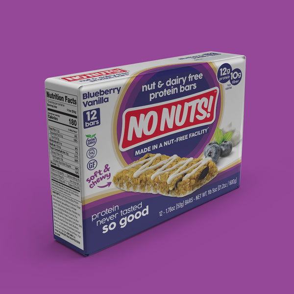 Blueberry & Vanilla Snack Bars - 12 Bar Pack