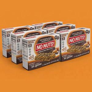 No Nuts! Caramel Mocha wholesale 72-bar case - 6 boxes of 12, nut-free dairy-free protein bars
