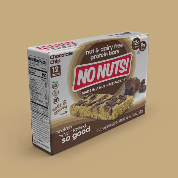 Chocolate Chip Snack Bars - 12 Bar Pack