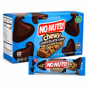 Chewy Chocolate Chip Snack Bars - 192 Bar Case (8 boxes of 24 bars)