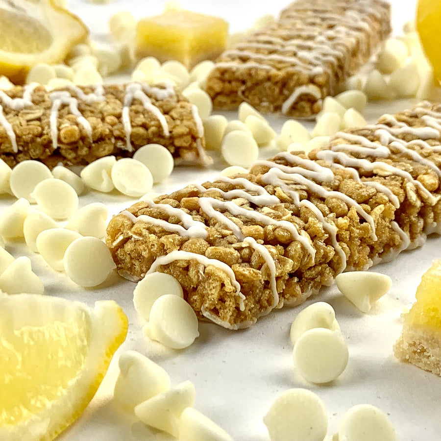Pas de noix ! Barres de crème au citron