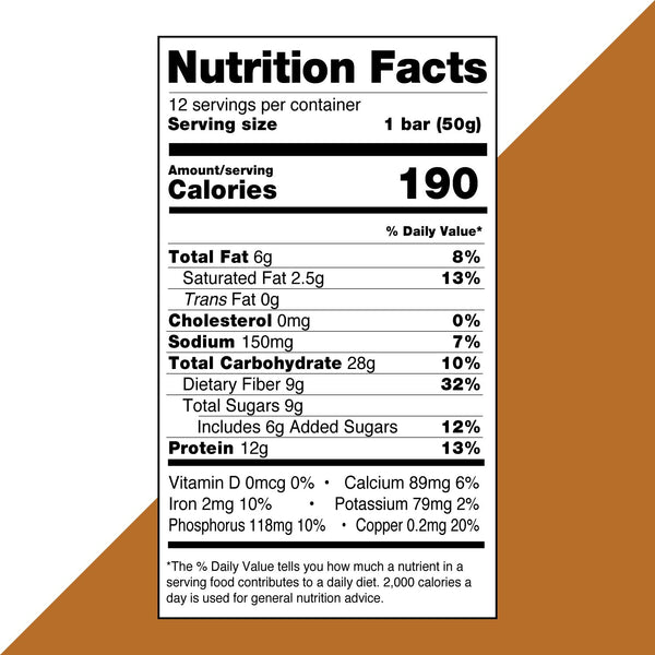 Chocolate Caramel Mocha - 12 Bar Pack - No Nuts! Nut-Free Snacks